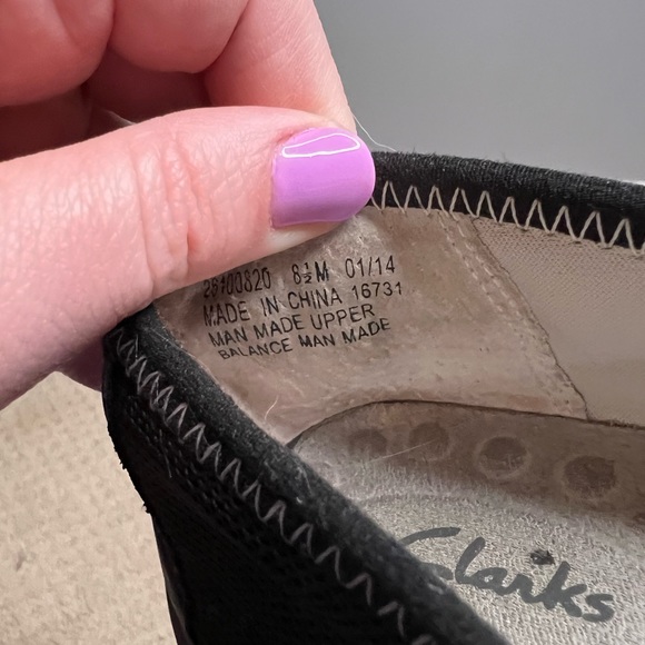 Clarks Mary Janes Flats in Black Size 8.5 - Picture 5 of 6